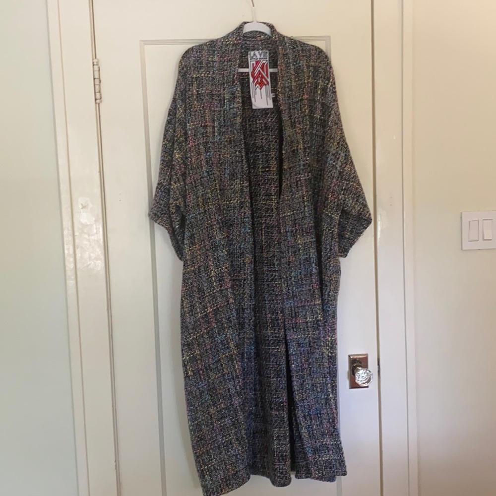 La Vie Style House tweed duster